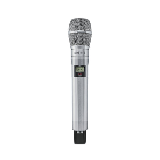 Shure ADX2/K9 Axient Digital Wireless Handheld Microphone Transmitter, Frequency: G57 (470-608 MHz) | Color: Nickel