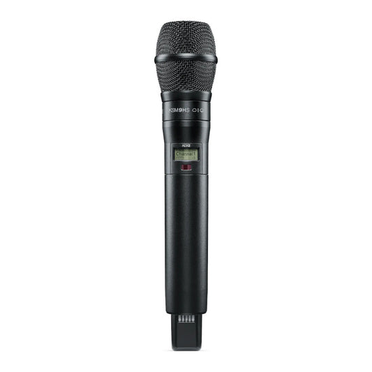 Shure ADX2/K9HS Axient Digital Wireless Handheld Microphone Transmitter, Frequency: G57 (470-608 MHz) | Color: Black