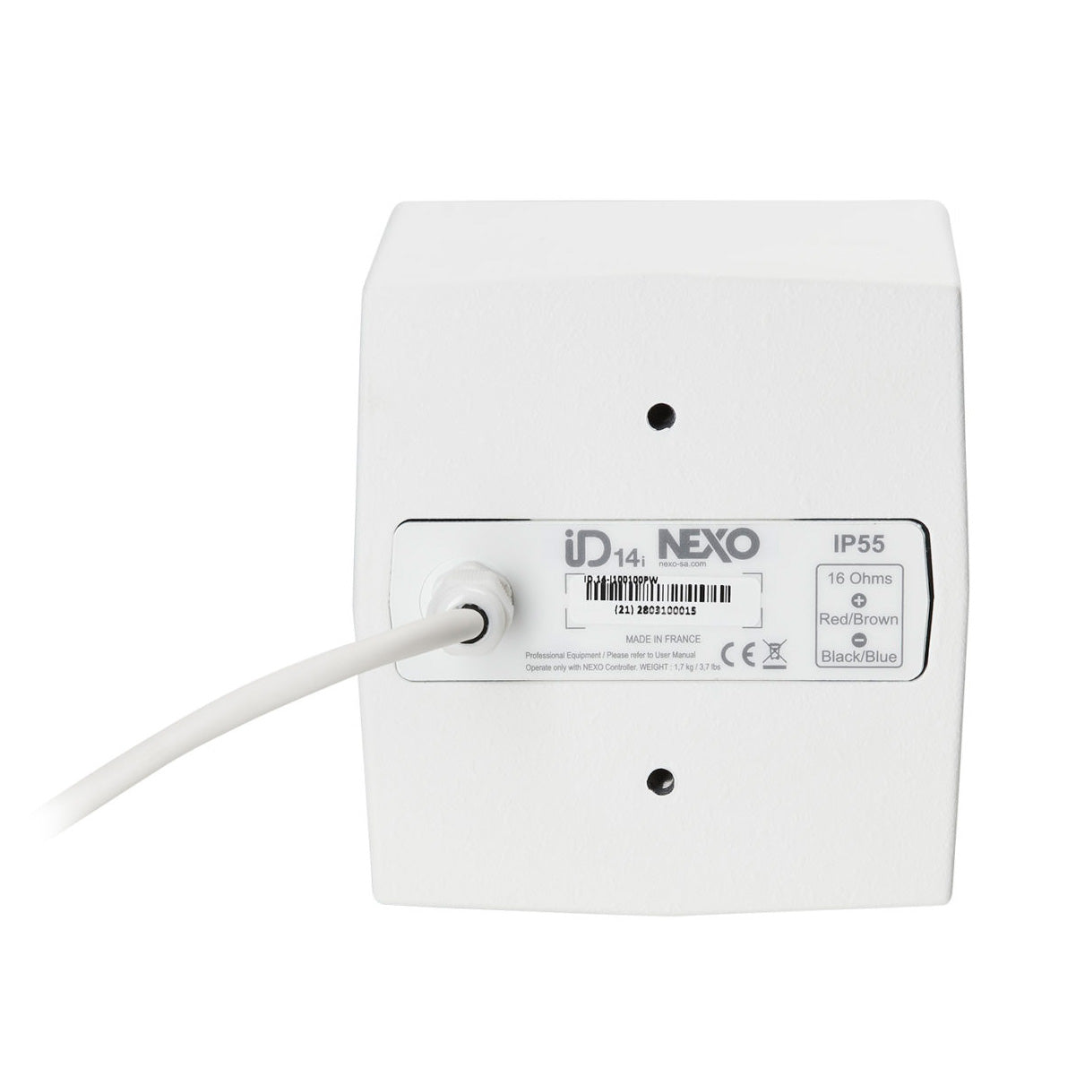 NEXO ID14-I 4-Inch Super Compact Passive Installation Speaker back