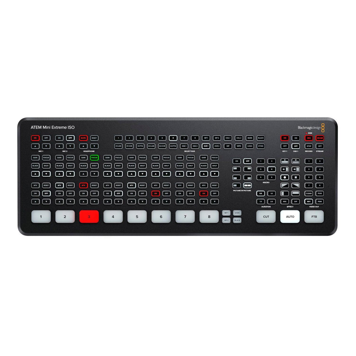 Blackmagic Design ATEM Mini Extreme ISO Switcher top