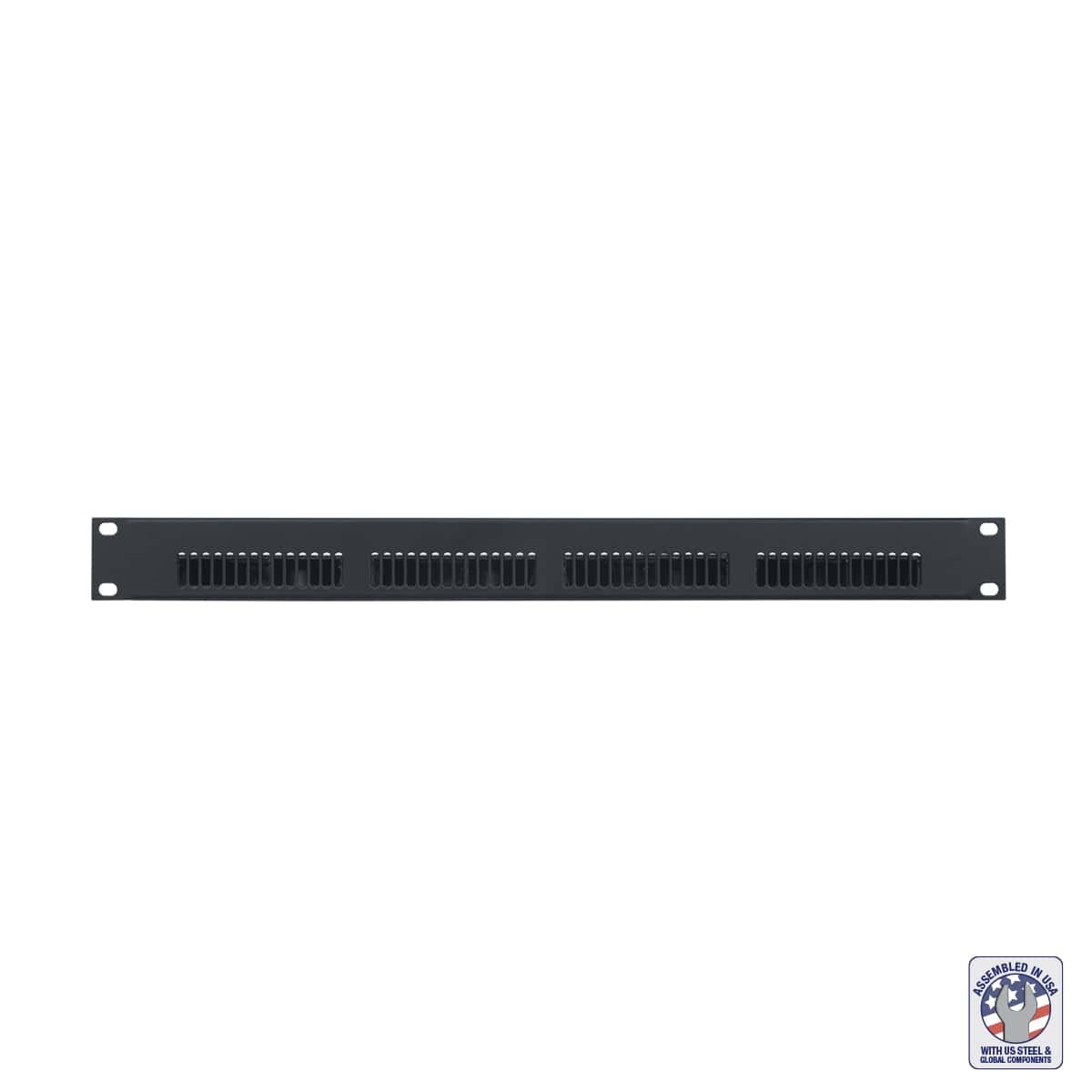 Lowell BDC4-1T 1U Rack Panel With Thermostatically Controlled Blower Fans