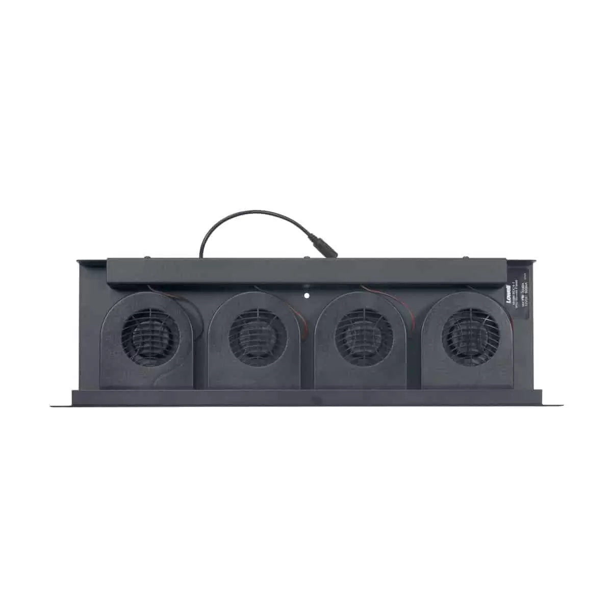 Lowell BDC4-1T 1U Rack Panel With Thermostatically Controlled Blower Fans