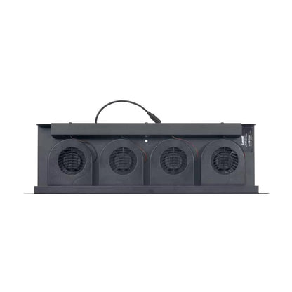 Lowell BDC4-1T 1U Rack Panel With Thermostatically Controlled Blower Fans