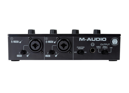 M-Audio M-Track Duo 2-Channel USB Audio Interface front