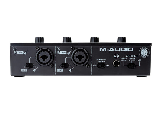 M-Audio M-Track Duo 2-Channel USB Audio Interface front