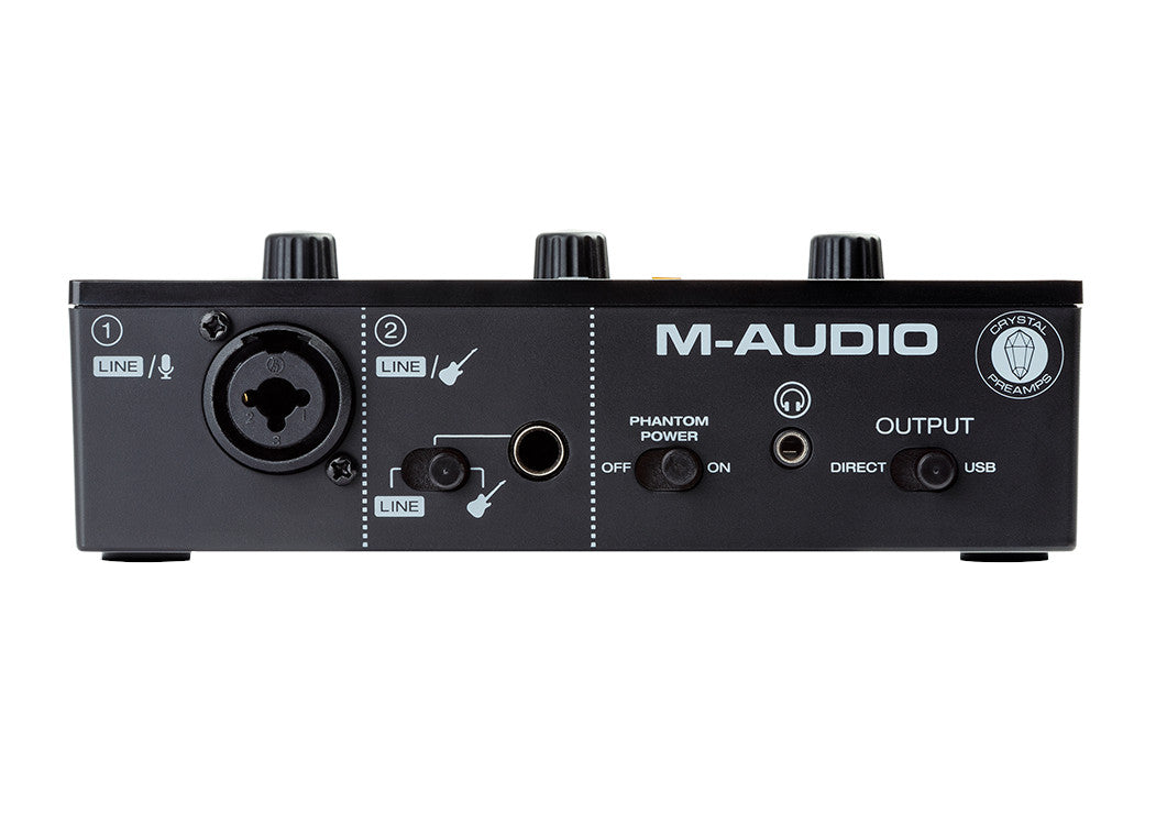 M-Audio M-Track Solo 2-Channel USB Audio Interface front