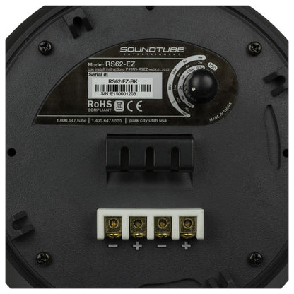 SoundTube IPD-RS62-EZ 6.5 Coaxial Dante-Enabled Pendant IP Speaker back