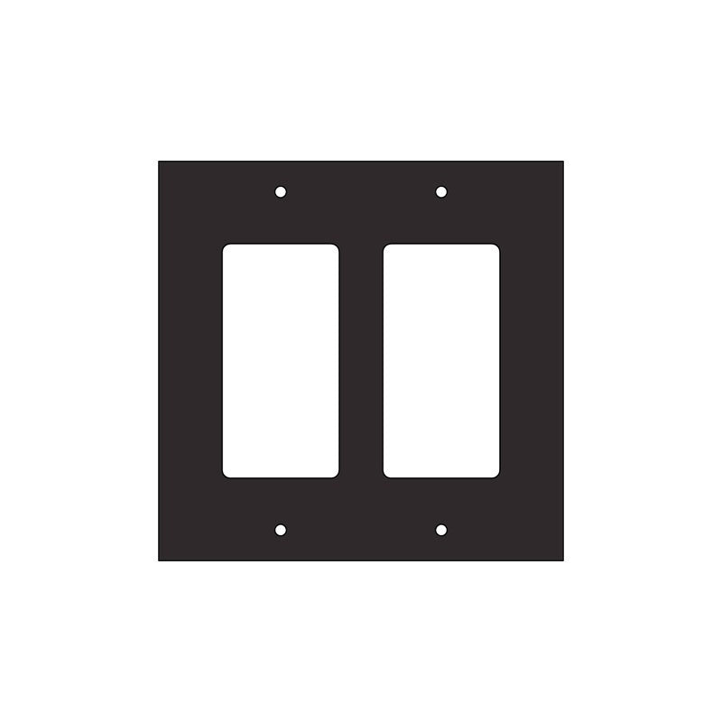 Ace Backstage WP-200 Series Double Gang Wall Panel For AV Installs | WP-207