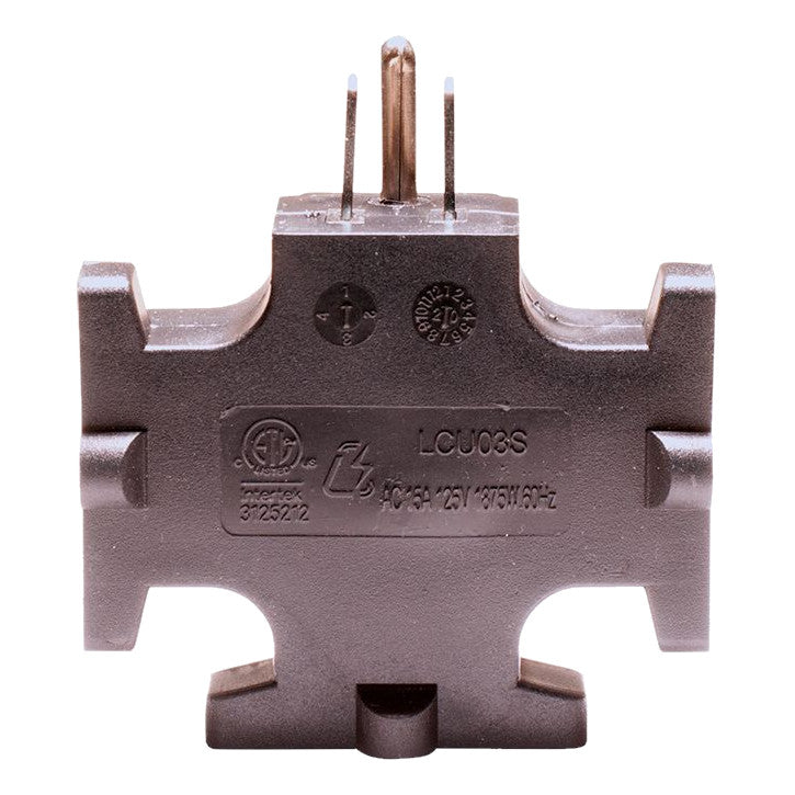 Accu-Cable EC3FER Edison 3-Fer Tri-Tap Adapter