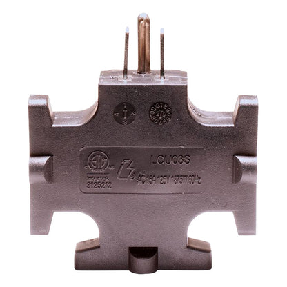 Accu-Cable EC3FER Edison 3-Fer Tri-Tap Adapter