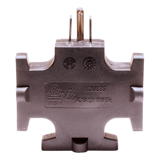 Accu-Cable EC3FER Edison 3-Fer Tri-Tap Adapter