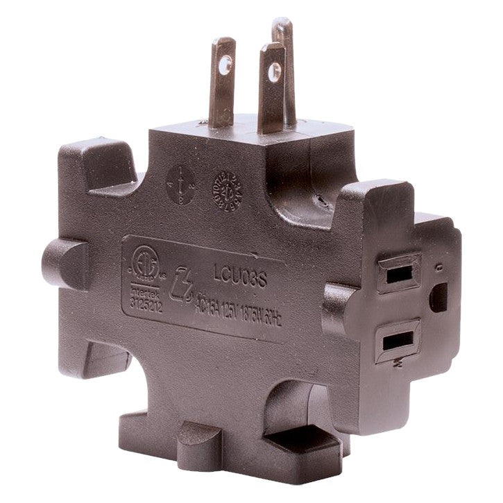 Accu-Cable EC3FER Edison 3-Fer Tri-Tap Adapter vertical