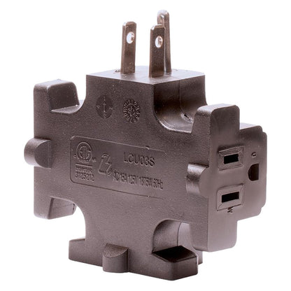 Accu-Cable EC3FER Edison 3-Fer Tri-Tap Adapter vertical
