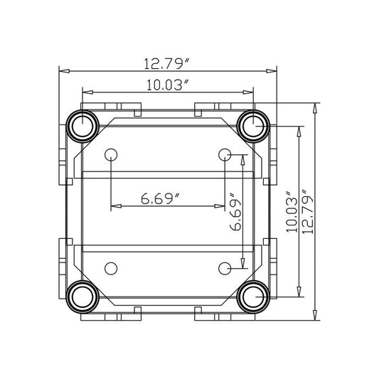 Global Truss GP0339 DT Series 6-Way Corner Junction Block