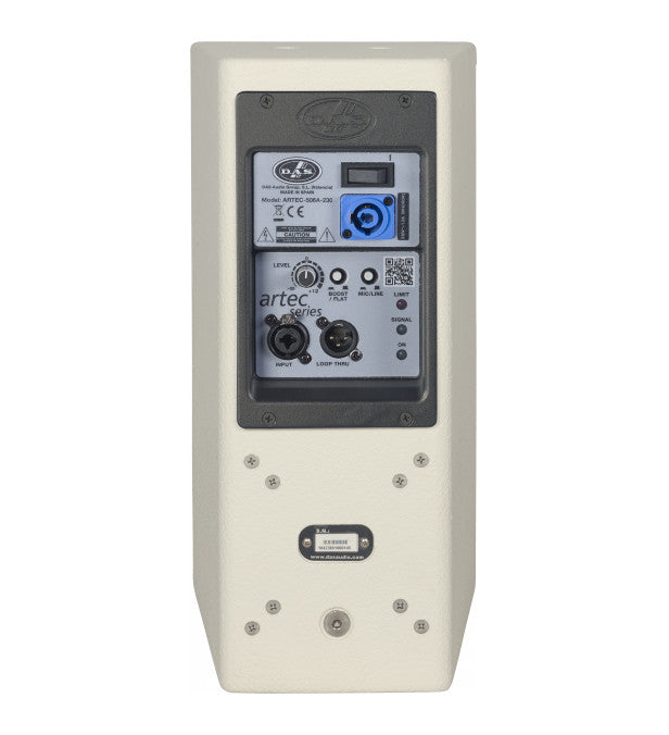 DAS Audio ARTEC-506A 6-Inch Powered Surface Mount Speaker white back