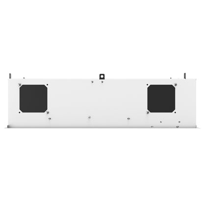 AtlasIED CR212 Ceiling-Mount Rack 2RU Half-Width AmbiTILT Plenum Cabinet | Without PowerAWAKE | Without Projector Pole Adapter