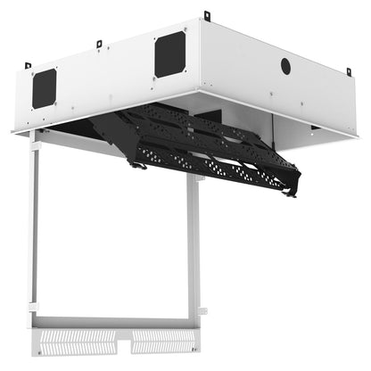 AtlasIED CR222 Ceiling-Mount Rack 2RU UL Plenum AmbiTILT | With PowerAWAKE | Without Projector Pole Adapter