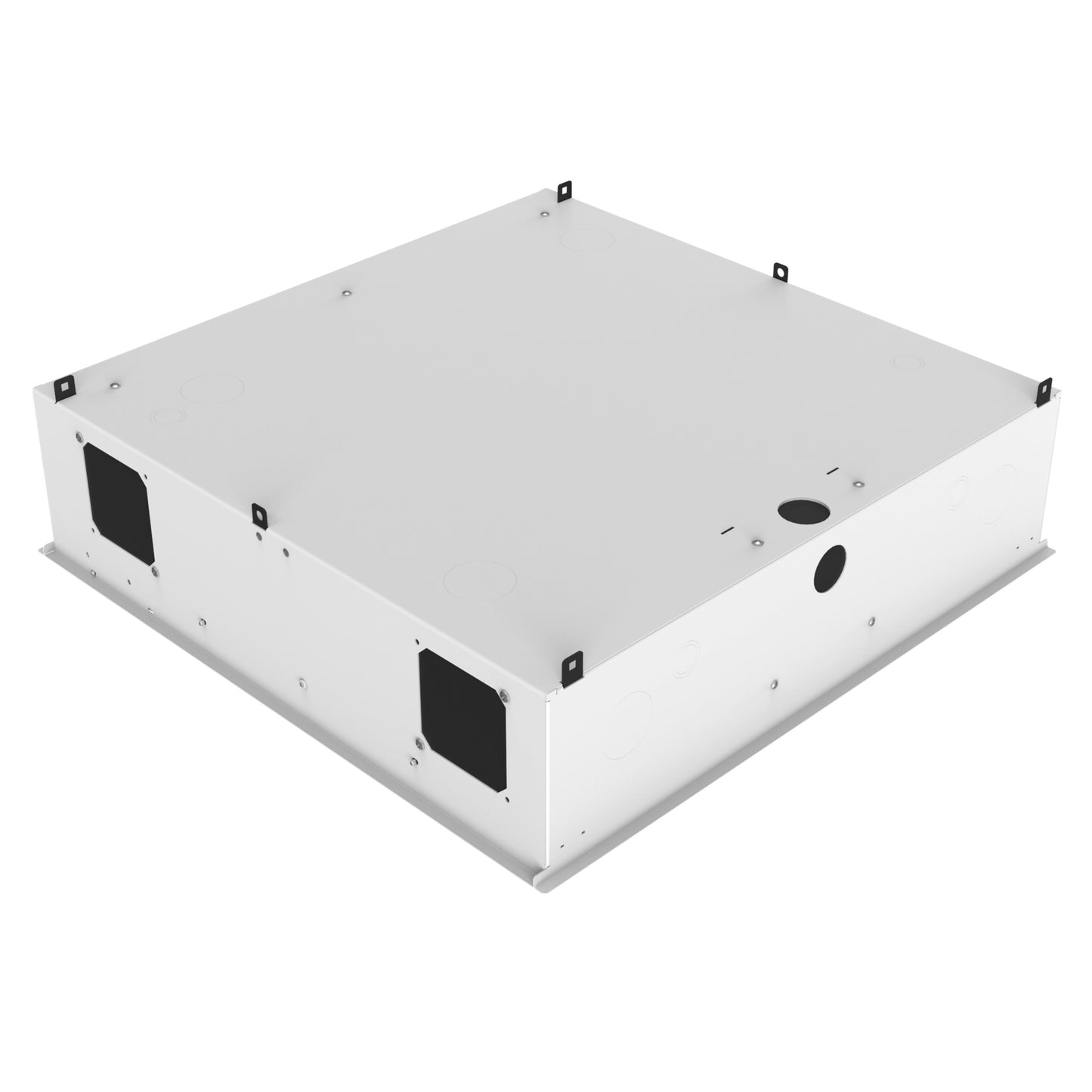 AtlasIED CR222 Ceiling-Mount Rack 2RU UL Plenum AmbiTILT | With PowerAWAKE | Without Projector Pole Adapter