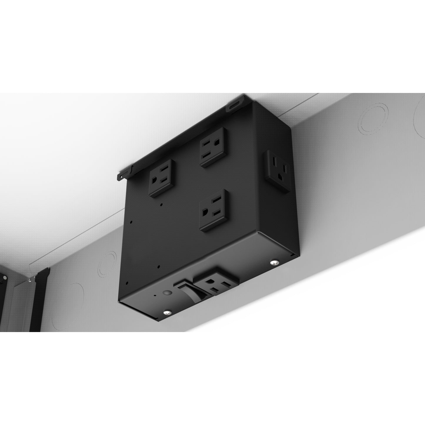 AtlasIED AtlasIED CR222 Ceiling-Mount Rack Ceiling-Mount Rack 2RU UL Plenum AmbiTILT | Without PowerAWAKE | Without Projector Pole Adapter