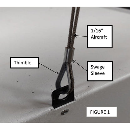 AtlasIED CR2CK Cabinet Suspension Cable Install Kit for CR Series