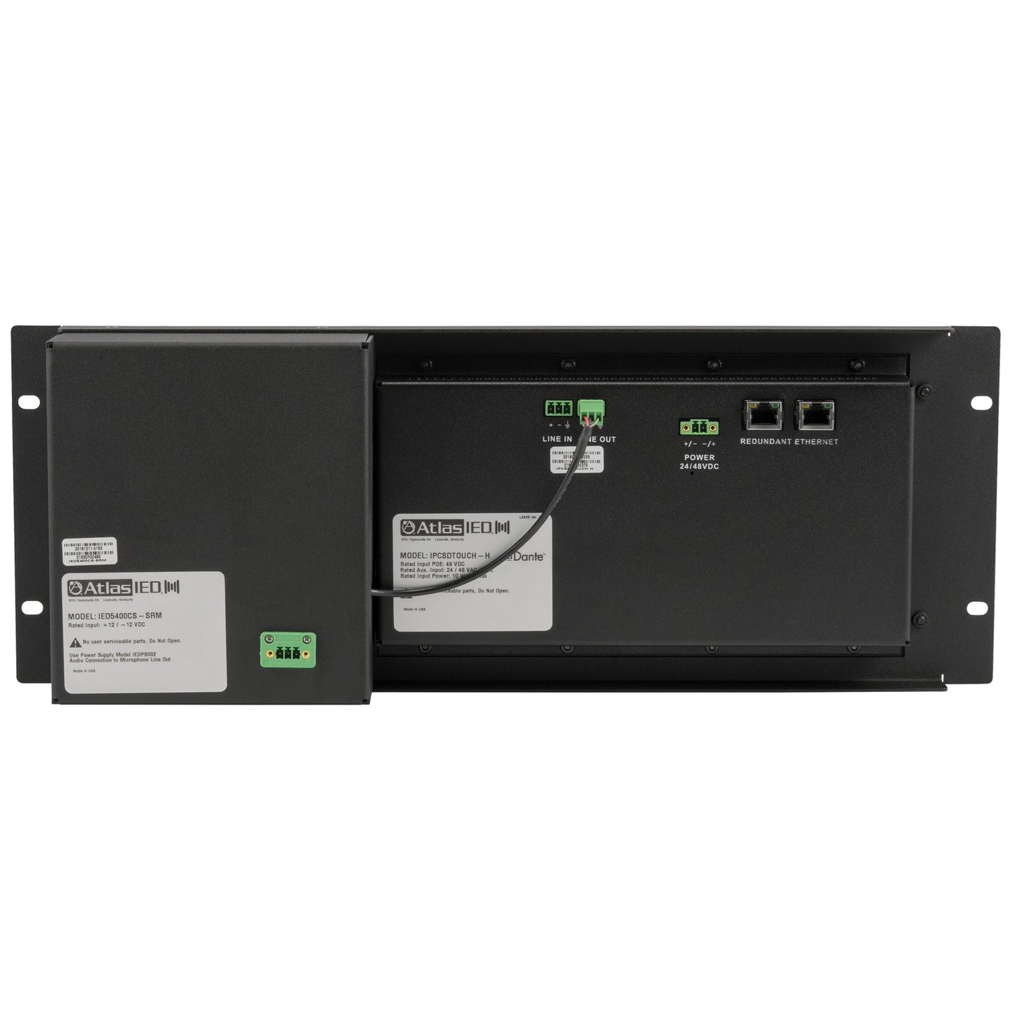 AtlasIED IED5400CS-SRM Rack Mount Kit With Powered Speaker for Intercom Stations