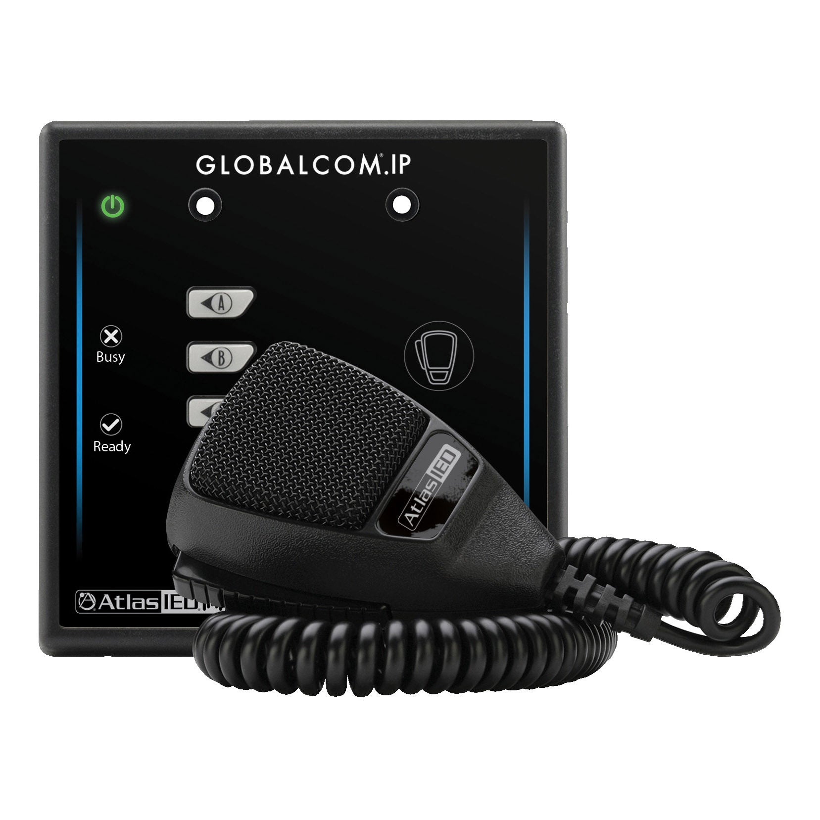 AtlasIED IPCSD4 Dante 4 Button Programmable Digital Microphone Station