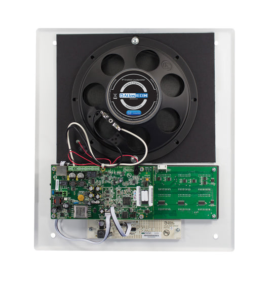 AtlasIED IP-8SCMF In-Wall/In-Ceiling PoE+ IP Speaker System back