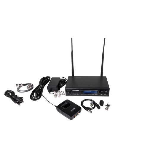 AtlasIED MW100BP-LM MW100 Wireless Microphone Kit | Bodypack with Lavalier