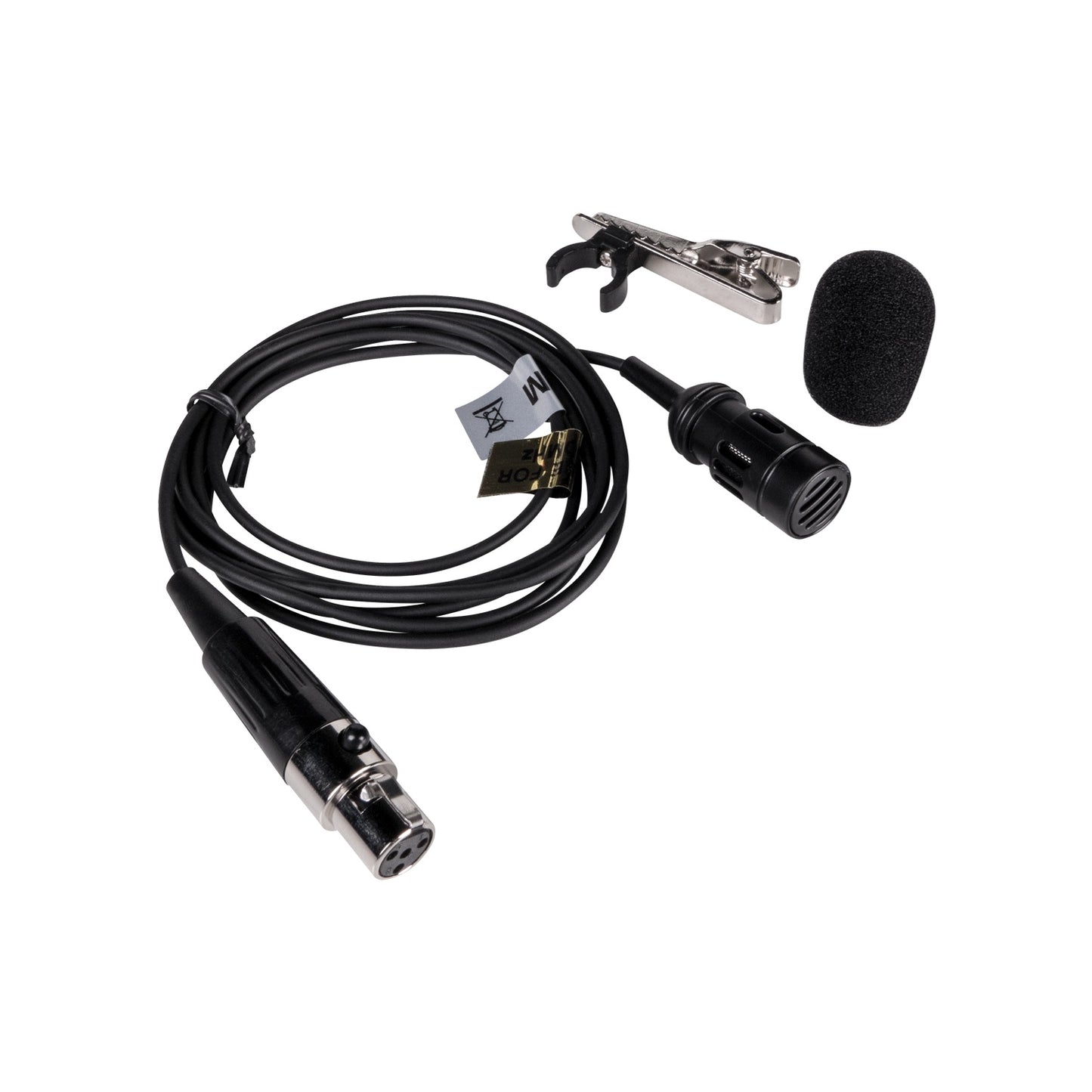 AtlasIED MW100 Wireless Microphone Kit for Install Audio | Bodypack with Lavalier