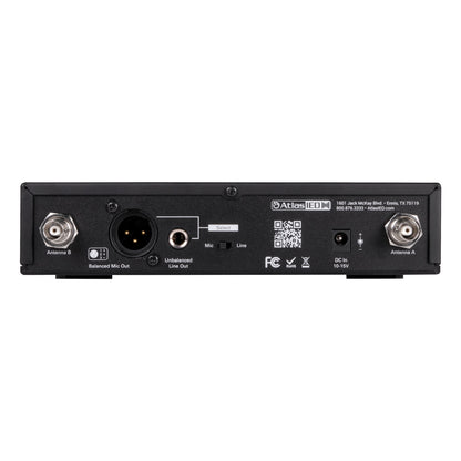 AtlasIED MWRCVR UHF Wireless Receiver for Mic and Guitar