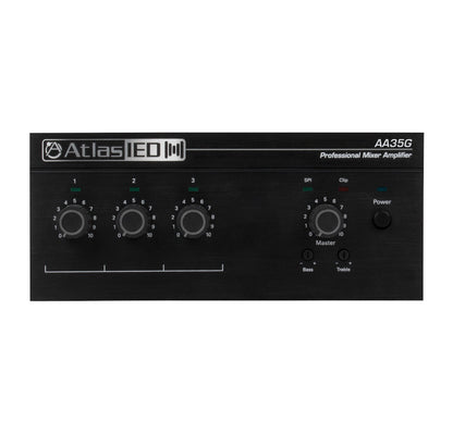 AtlasIED EZSYS-BGM-S Easy System Background Music Kit Mixer Amplifier