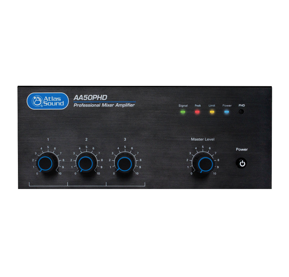 AtlasIED EZSYS-BGM-CPHD Easy System Background Music Kit Mixer Amplifier
