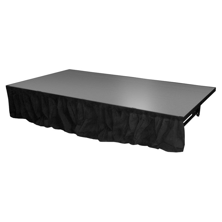 Intellistage SSKIRT8 Staging 101 8-Foot Wide Skirt with Clips