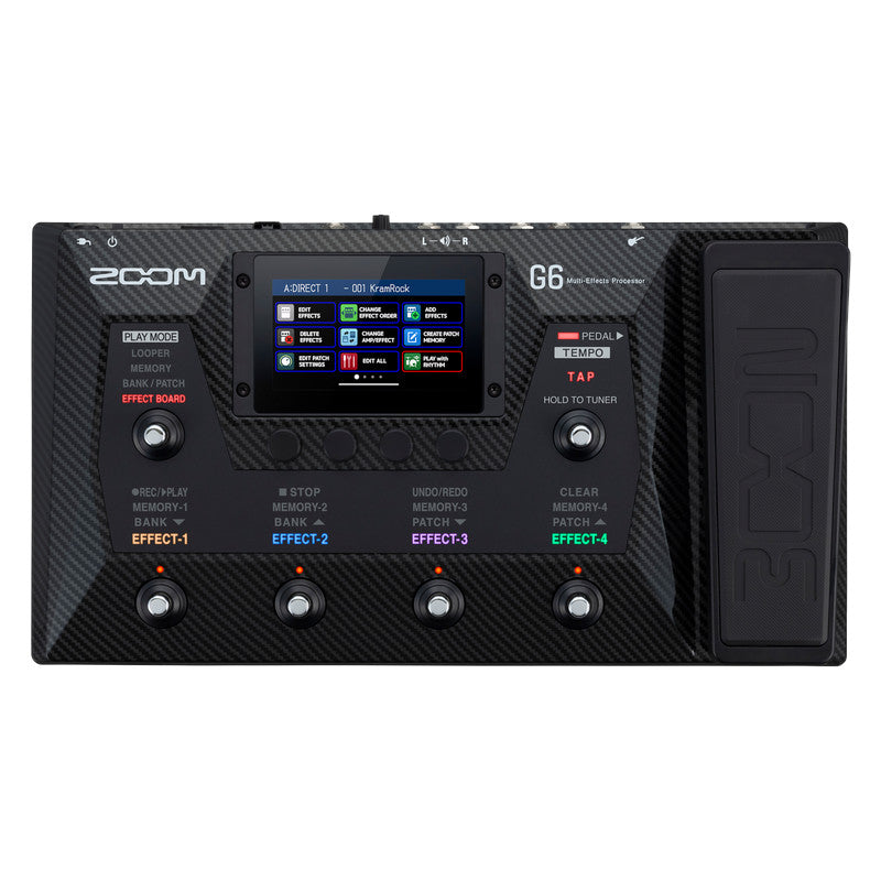 Zoom G6 Multi-Effects Processor with Expression Pedal top
