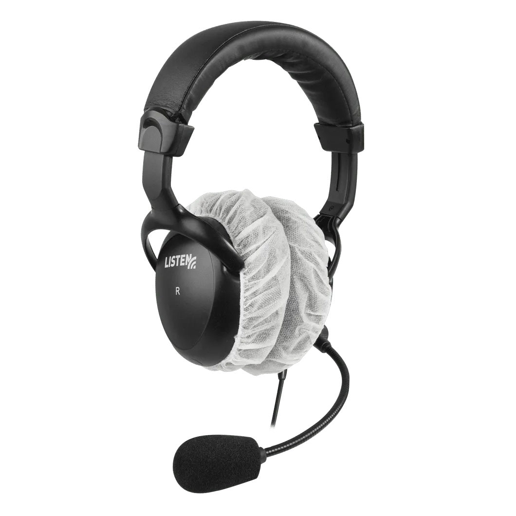Listen Technologies Stereo Headphone Sanitary Covers | Large | 100