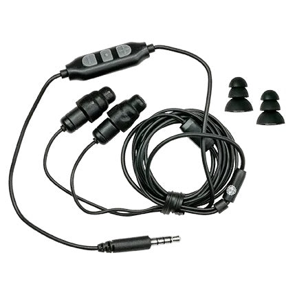 Listen Technologies LA-456 Protective Earbuds With Mic For Noisy Environments