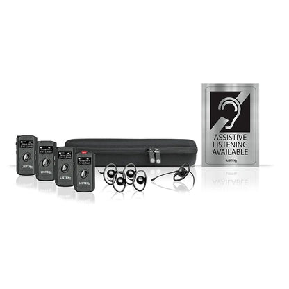 Listen Technologies LKS-4-A1 ListenTALK Portable ADA Kit
