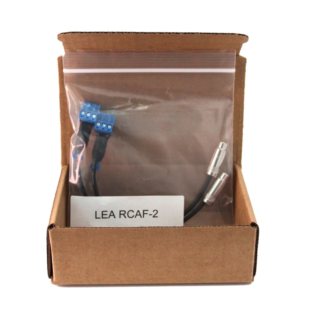 LEA Professional RCAF-2 Female RCA to Balanced 3-Pin Adapter Cable