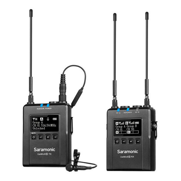 Saramonic UWMIC9S-KIT1 Advanced Wireless Lavalier Microphone System