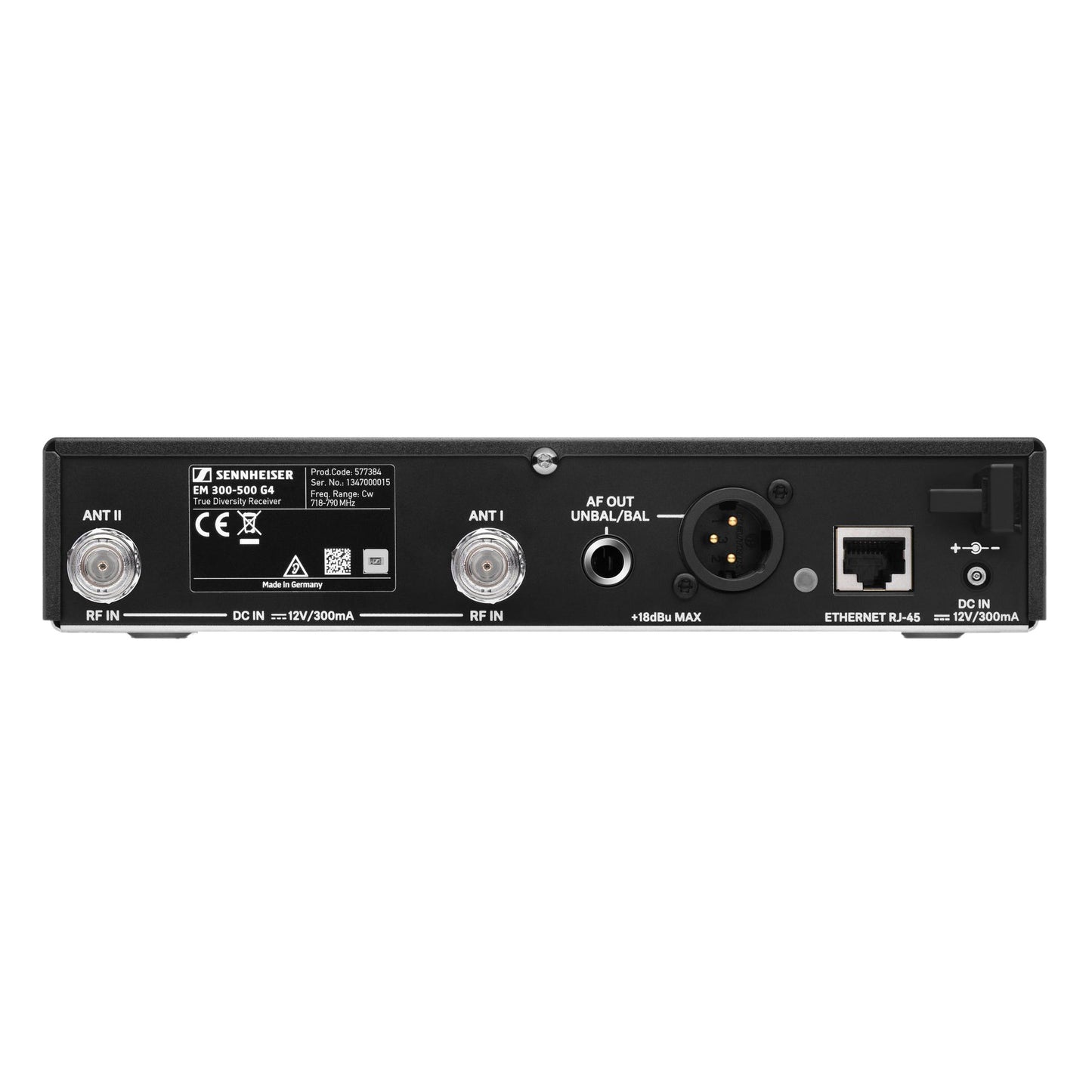 Sennheiser ew 300 G4-865-S Wireless receiver back