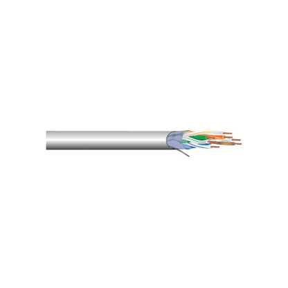 West Penn 4245F 24G Shielded CAT5E Wire gray