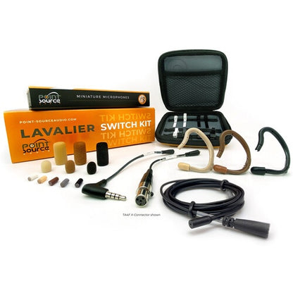Point Source Audio CO-8WL-KIT-XSH-BL Low-Sensitivity Lavalier Switch Kit