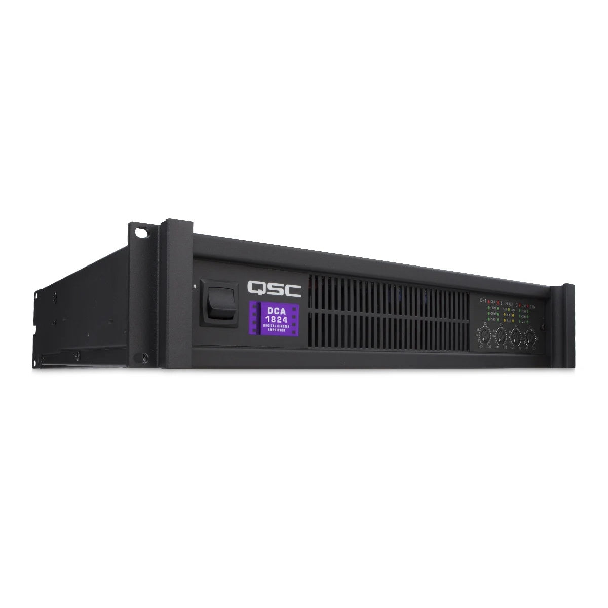 Q-SYS DCA1824 4-Channel Cinema Power Amplifier Low Ohm