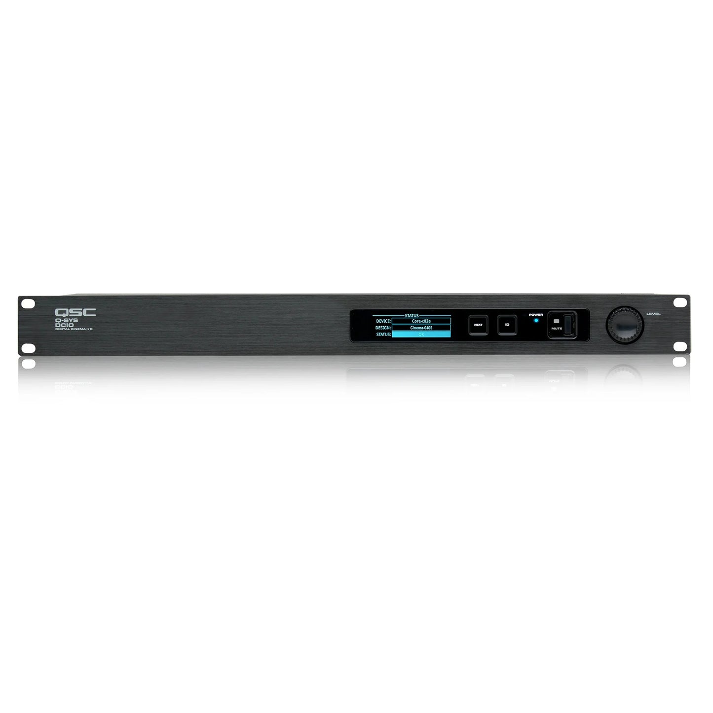 Q-SYS Q-SYS Digital Cinema I/O Interface 1RU Q-LAN Audio I/O | Without HDMI