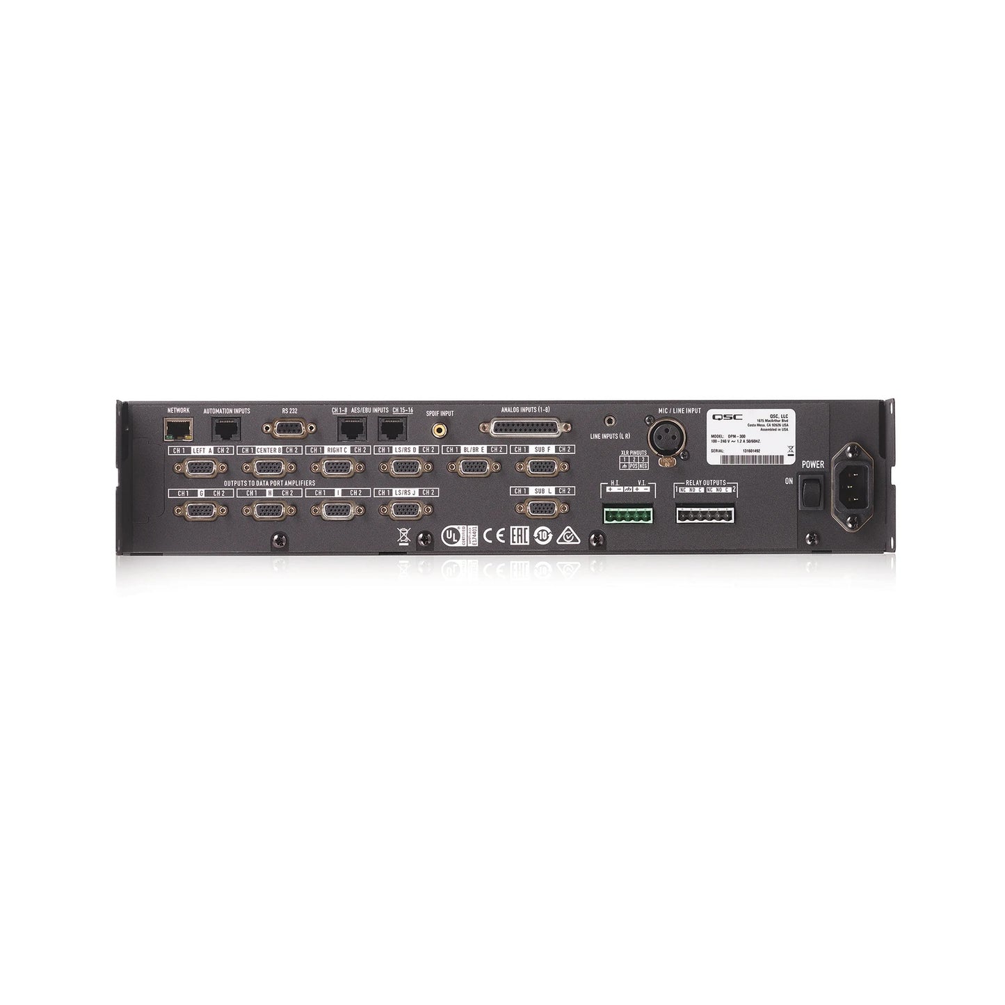 Q-SYS Q-SYS Digital Cinema Processor 10-Ch DSP With Intrinsic Correction | Without HDMI & Advanced Audio Codec Support