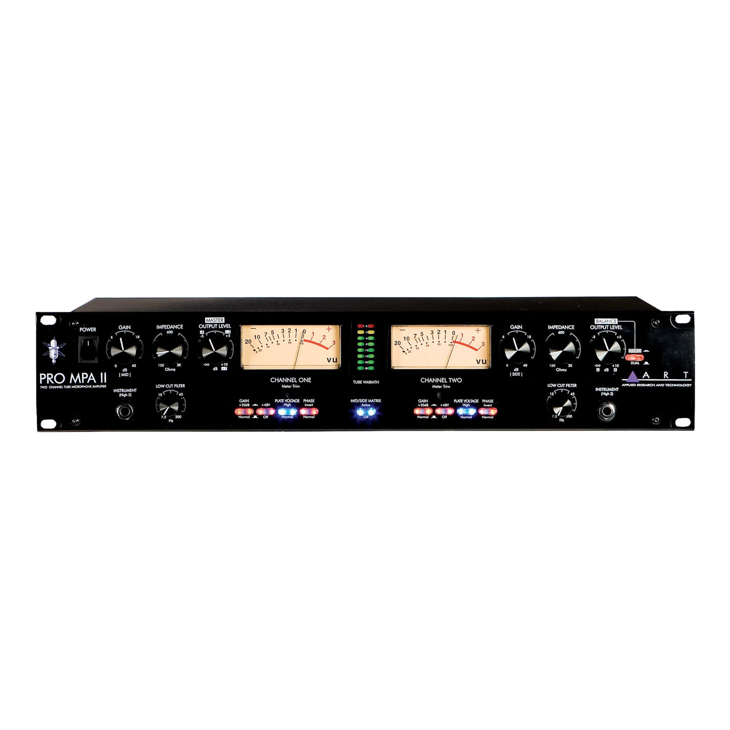 ART PRO MPA-II 2-Channel Microphone Preamp