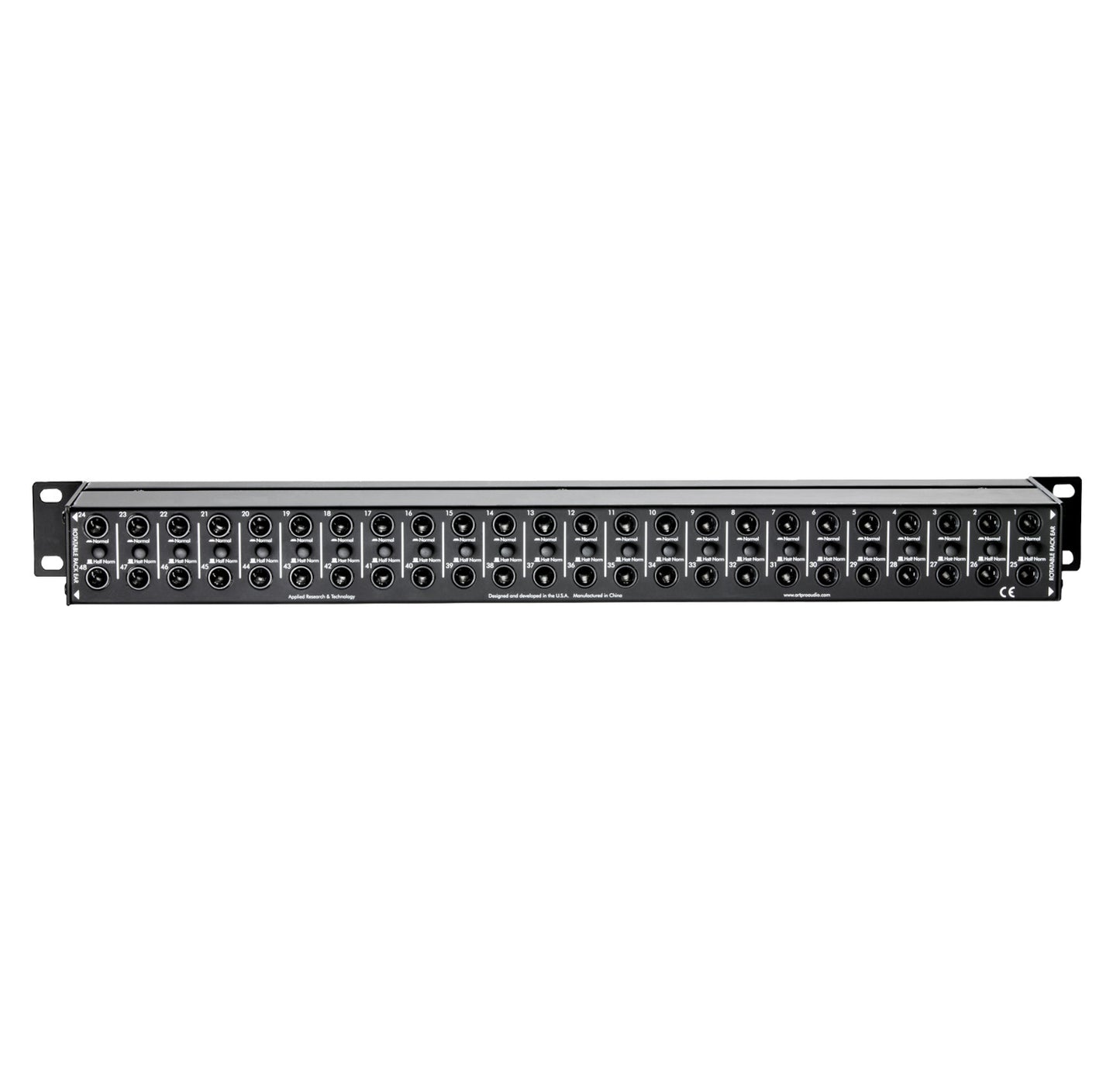 ART P48 48-Point Balanced Patchbay back