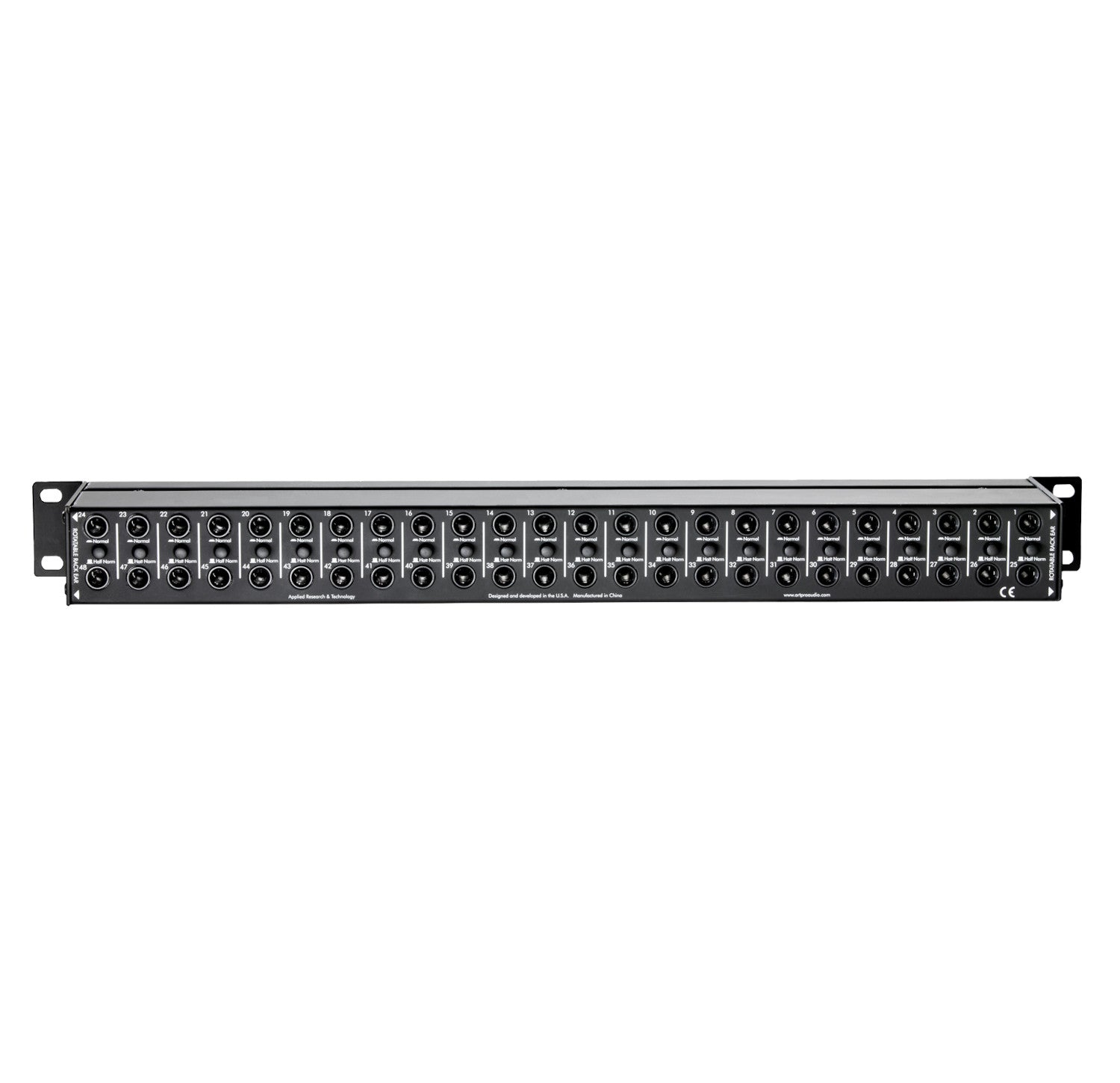ART P48 48-Point Balanced Patchbay back