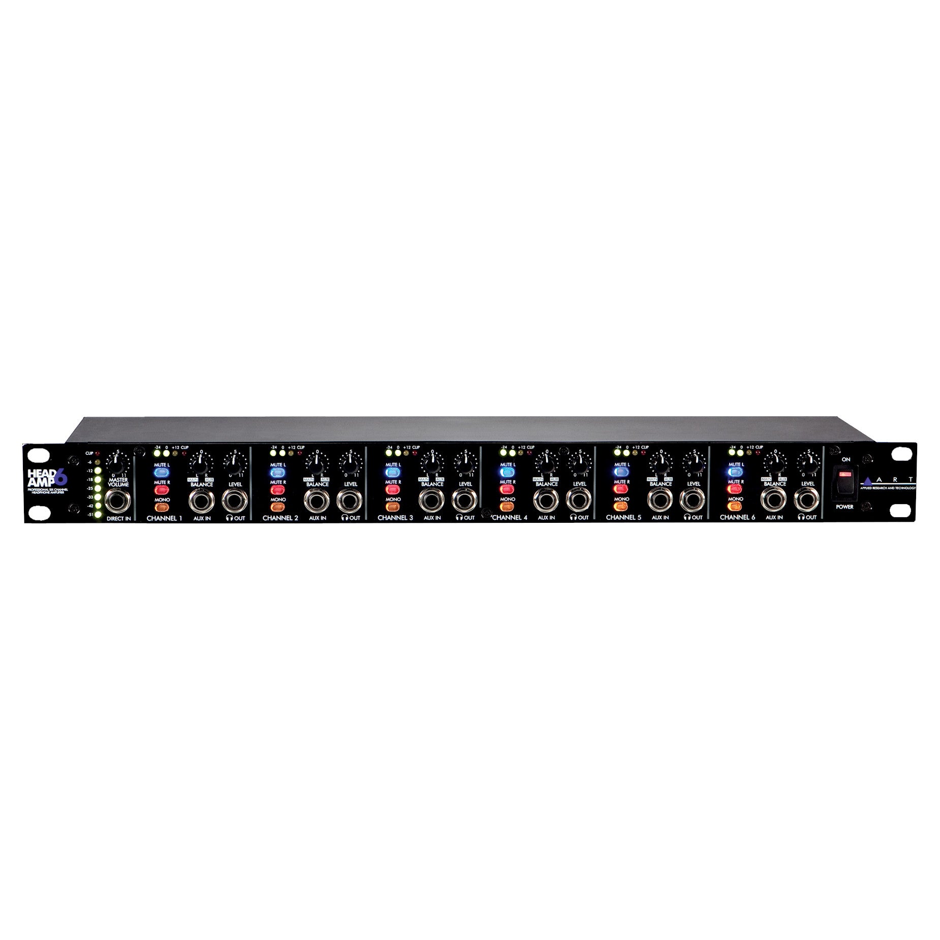ART HeadAmp6 6-Channel Headphone Amplifier – SoundPro