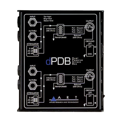 ART dPDB Dual Passive Direct Box
